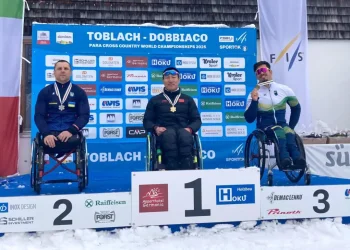 Cristian Ribera fatura o bronze em etapa do Mundial de esqui cross country na Itália