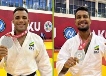 Marcelo Fronckowiak e Leonardo Gonçalves faturam prata no Grand Slam de Baku