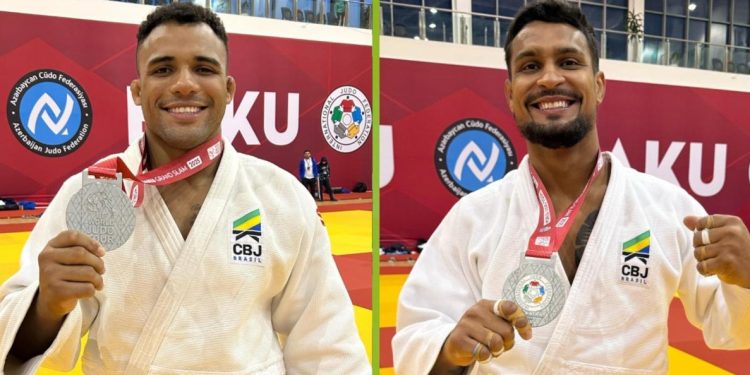 Marcelo Fronckowiak e Leonardo Gonçalves faturam prata no Grand Slam de Baku