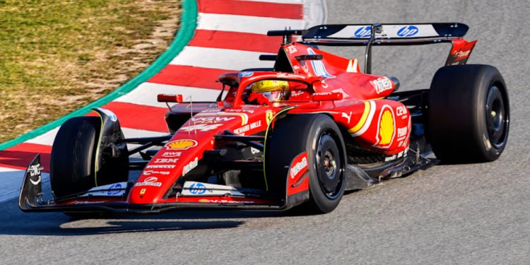 Hamilton, Leclerc e Piastri finalizam testes da Pirelli em Barcelona