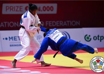 Ketleyn Quadros chega perto do bronze, mas fica em quinto no Grand Slam de Tashkent