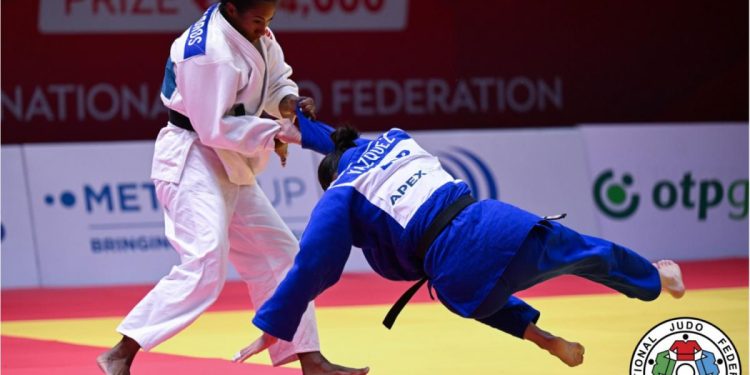 Ketleyn Quadros chega perto do bronze, mas fica em quinto no Grand Slam de Tashkent