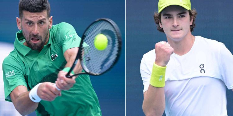 Djokovic exalta talento de João Fonseca: “Jogador muito completo”