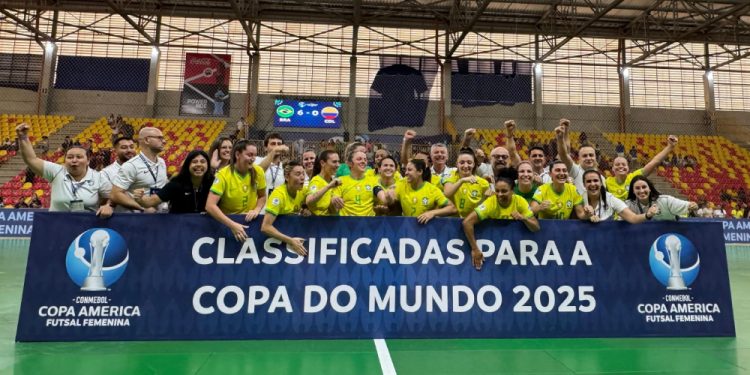 Seleção garante vaga na Copa do Mundo Feminina de Futsal