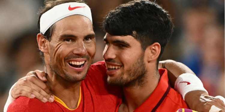 Nadal rasga elogios a Alcaraz: “Garoto incrível e excelente jogador”