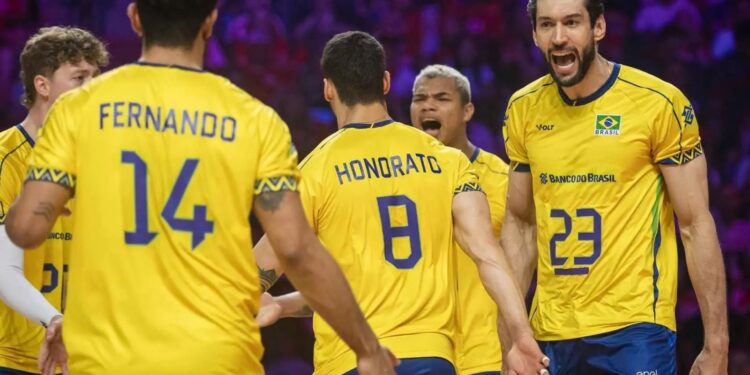 Brasil vence a Polônia, fecha etapa de Chicago invicto e assume liderança da Liga das Nações