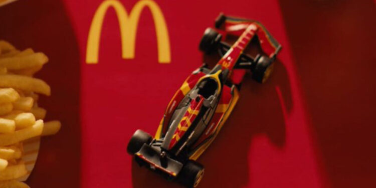 McDonald’s não fará reposição de miniaturas de carros do filme “F1”