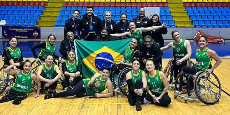 Brasil é vice-campeão da Copa América de basquete em cadeira de rodas