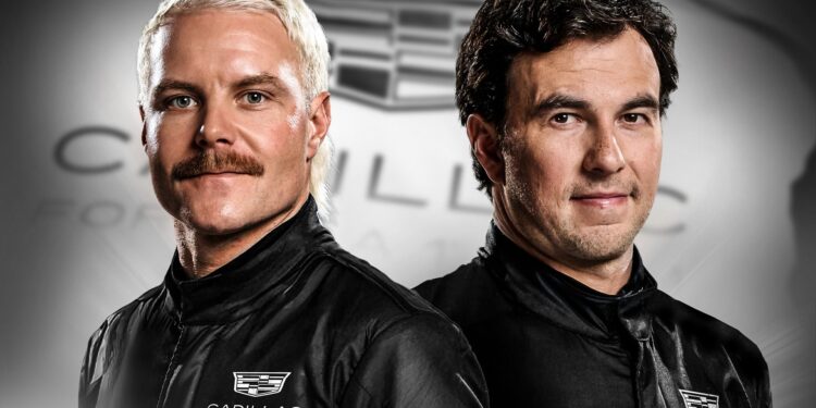 Cadillac confirma Valtteri Bottas e Sergio Pérez como sua dupla de pilotos na F1