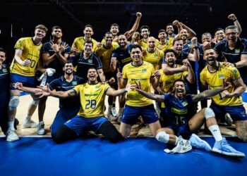 Brasil derrota a Eslovênia de virada e leva o bronze da Liga das Nações de Vôlei