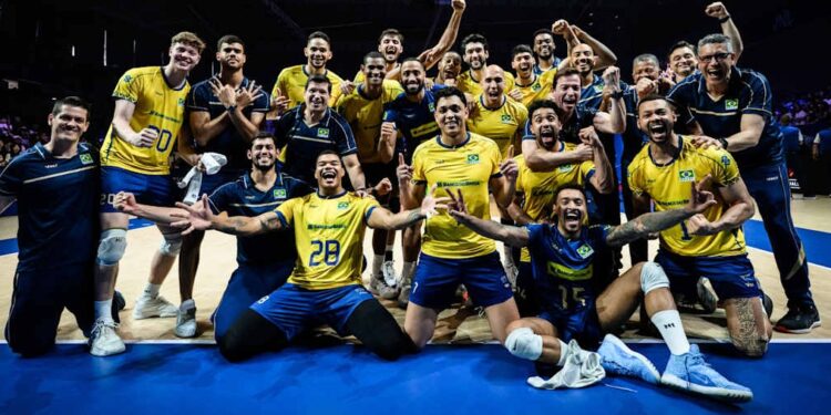 Brasil derrota a Eslovênia de virada e leva o bronze da Liga das Nações de Vôlei