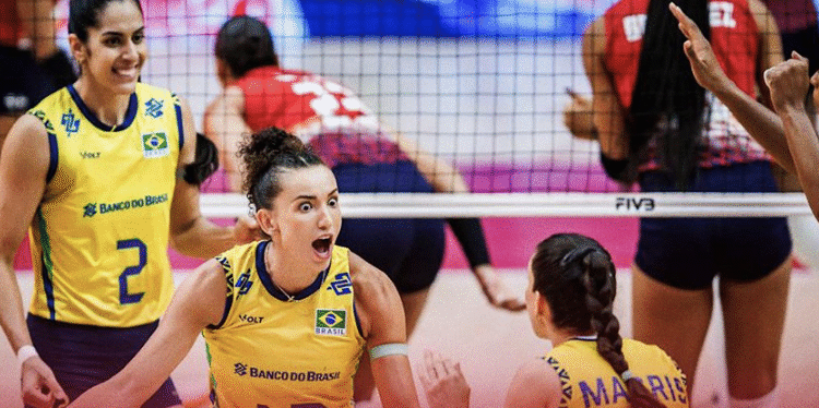 Brasil bate República Dominicana de virada e avança às quartas de final do Mundial de Vôlei