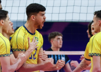 Brasil bate Argentina de virada e é bicampeão de vôlei do Pan Júnior