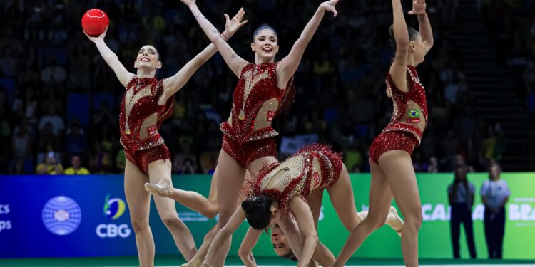 Histórico, Brasil crava apresentação e conquista mais uma prata no Mundial de Ginástica Rítmica