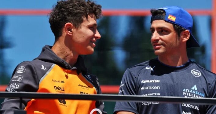 Sainz critica reação negativa à sinceridade de Norris: “Único cara 100% genuíno sobre seus sentimentos”