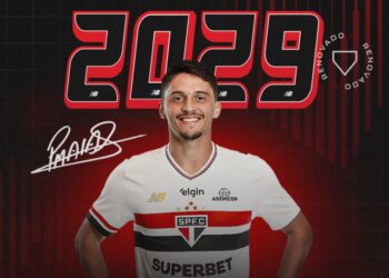 São Paulo renova contrato de Pablo Maia até dezembro de 2029