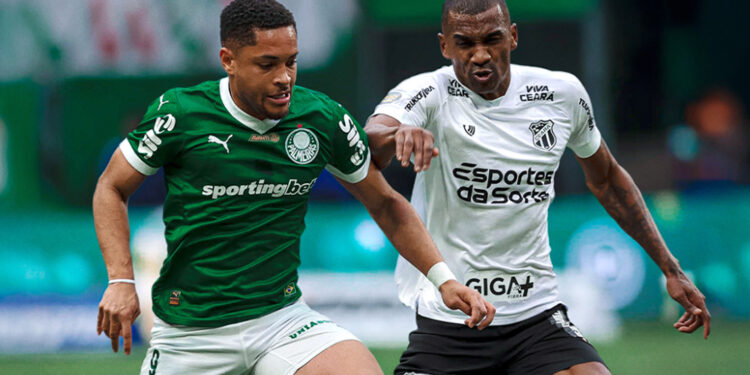 Palmeiras vence o Ceará de virada no Allianz Parque e ameniza crise