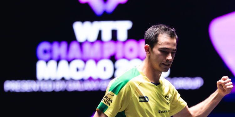 Calderano vence alemão e vai às quartas de final do WTT de Macau