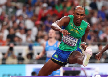Alison dos Santos garante vaga na final dos 400m com barreiras no Mundial de Atletismo