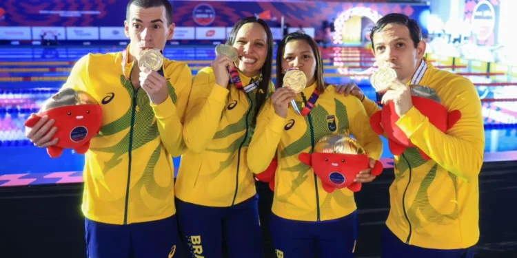 Brasil encerra Mundial de natação paralímpica com 39 medalhas