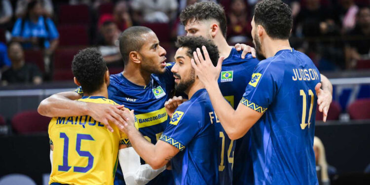 Brasil atropela República Tcheca e se aproxima das oitavas no Mundial de Vôlei
