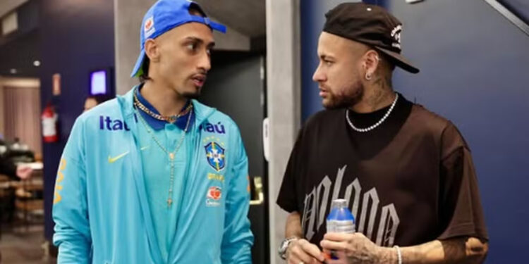 Neymar critica posição de Raphinha na Bola de Ouro: “Sacanagem demais”