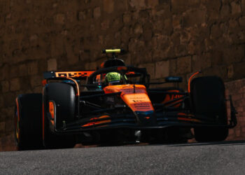 Norris é o mais rápido no terceiro treino livre em Baku; Bortoleto é 18º