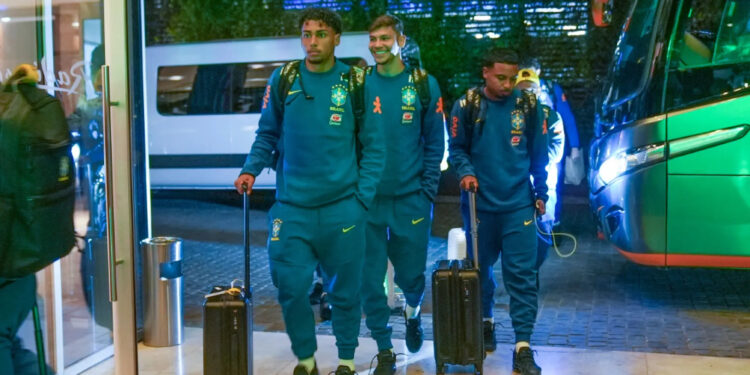 Seleção Brasileira desembarca no Chile para disputa do Mundial Sub-20