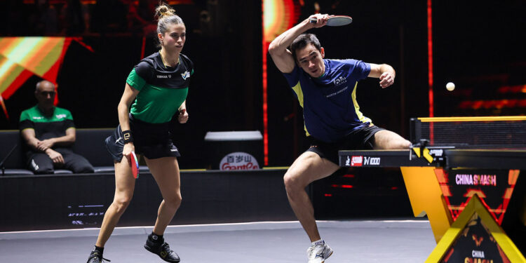 Calderano e Takahashi garantem vaga na semi de duplas no Smash da China