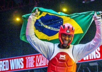 Henrique Marques vence chinês e fatura ouro inédito no Mundial de Taekwondo