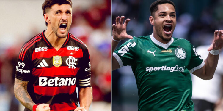 Flamengo e Palmeiras se enfrentam no Maracanã em disputa acirrada pela liderança do Brasileirão