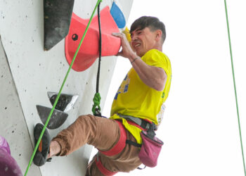 Eduardo Schaus leva bronze na Copa do Mundo de paraescalada na França
