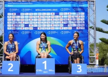 Jéssica Ferreira conquista bronze no Mundial de triatlo paralímpico