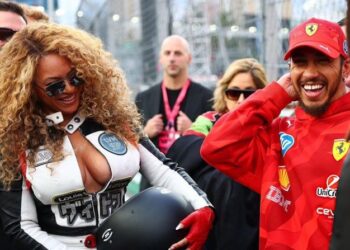 Lewis Hamilton se encontra com Beyoncé antes do GP de Las Vegas