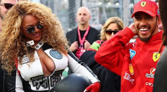 Lewis Hamilton se encontra com Beyoncé antes do GP de Las Vegas