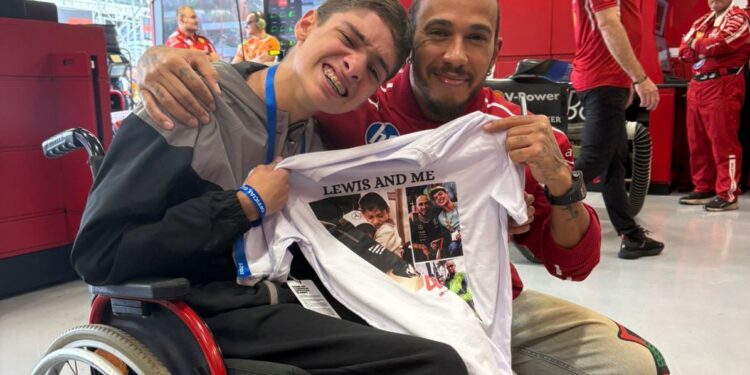 Lewis Hamilton e Cadu Campos: o reencontro que emocionou Interlagos