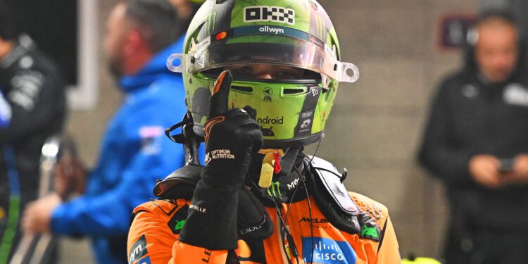 Norris desbanca Verstappen e faz a pole do GP de Las Vegas; Bortoleto é 18º