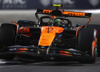 Norris é o mais rápido do TL2 em Las Vegas; Bortoleto fica em 20º