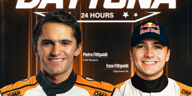 Irmãos Pietro e Enzo Fittipaldi vão disputar juntos as 24 Horas de Daytona