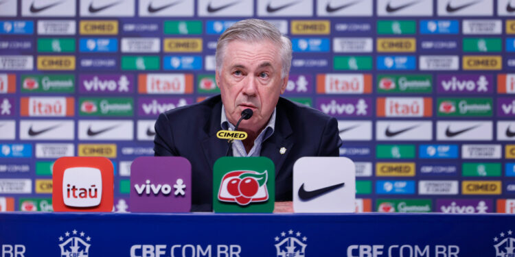 Ancelotti convoca Seleção Brasileira para amistosos contra Senegal e Tunísia